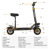 iENYRID ES6 48V/20.8Ah 2000W All Terrain Electric Scooter
