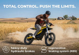 Heybike V1 (Villain) 52V/26Ah 4160W Off-Road Electric Dirt Bike