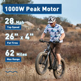 Hiboy P6 48V/11.6Ah 750W Fat Tire Electric Bike