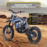 MotoTec Pro 60V/15.6Ah 2000W Lithium Electric Dirt Bike (HP115E)