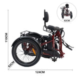 Eunorau ONE-TRIKE 2.0 48V/14.5Ah 500W Electric Trike