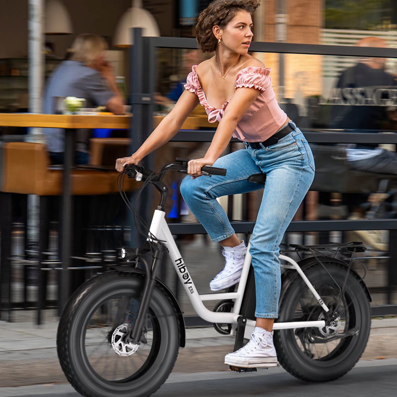 Hiboy EX6 48V/15Ah 500W Step-Thru Fat Tire Electric Bike