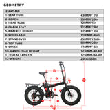 EUNORAU E-FAT-MN 48V 12.5Ah/17.5Ah 500W Folding Fat Tire Electric Bike