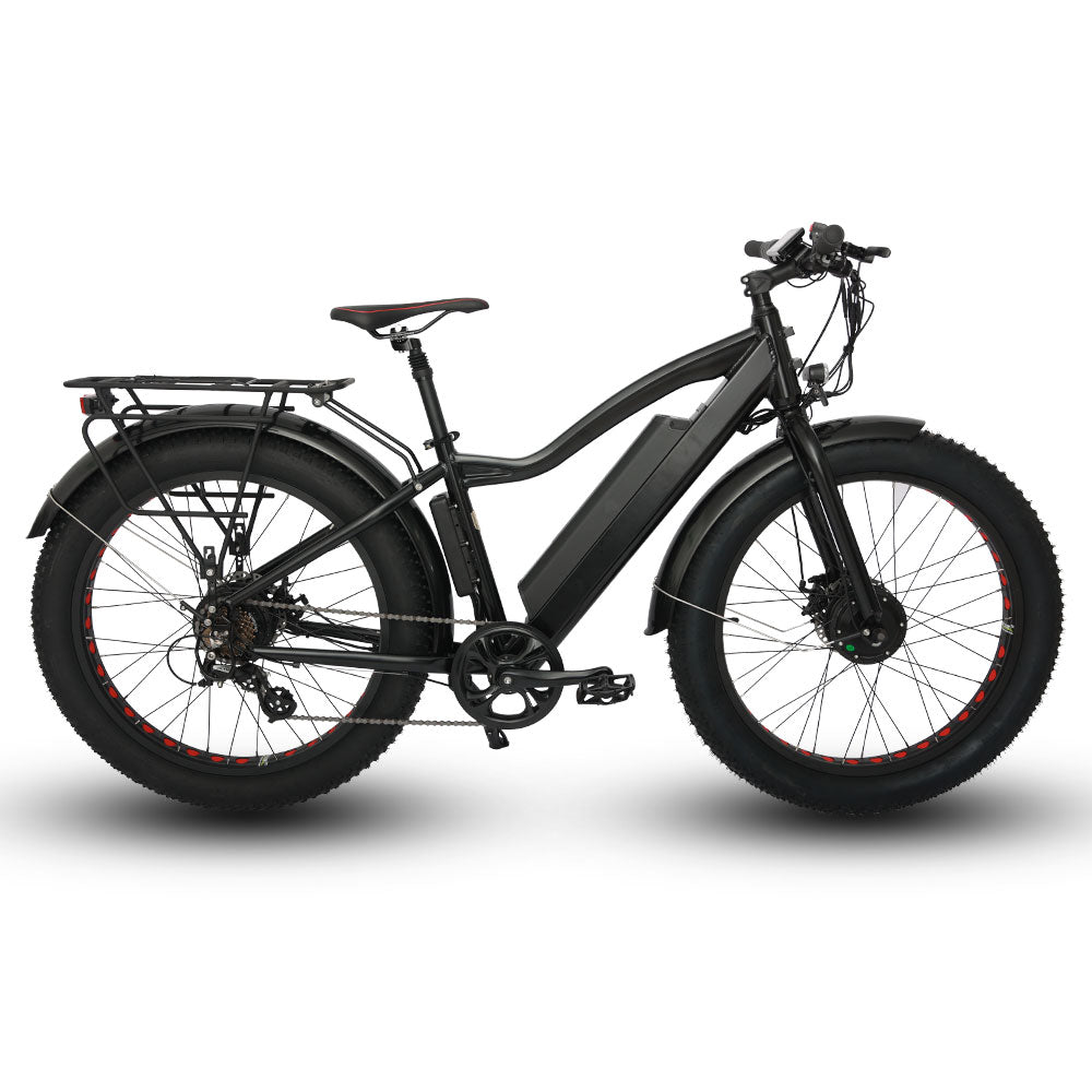 EUNORAU FAT AWD 48V 15.6Ah 25Ah 600W All Wheel Drive Electric Bike Electric Ride Co