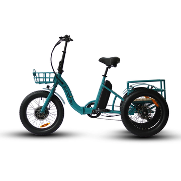 48v Electric Trike Tricycle 3 Wheeler cycle Power Assist 250w 10ah Scooter  Bike