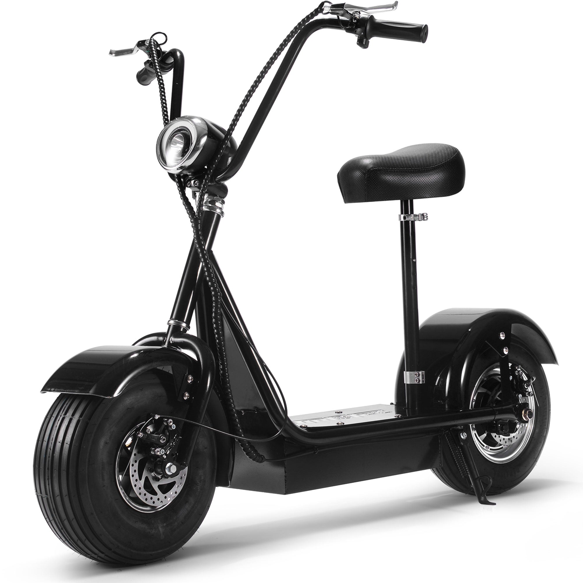 MotoTec FatBoy 48V 12Ah 800W Electric Scooter Electric Ride Co