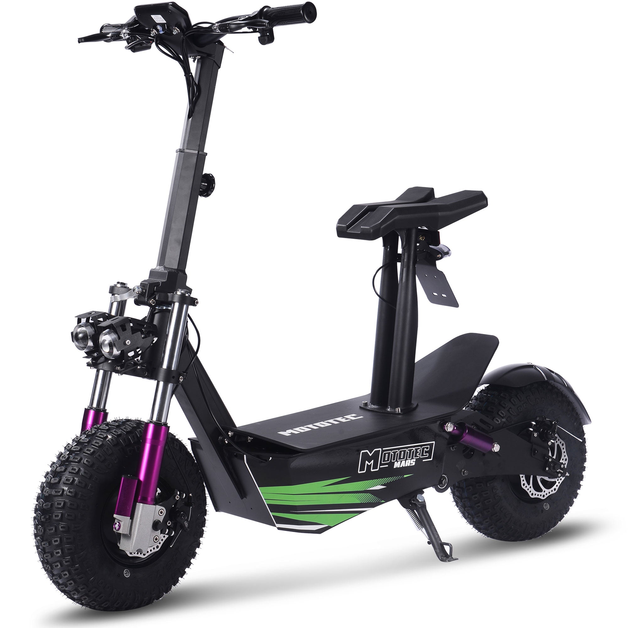 MotoTec Mars 48V 20Ah 2500W Electric Scooter Electric Ride Co