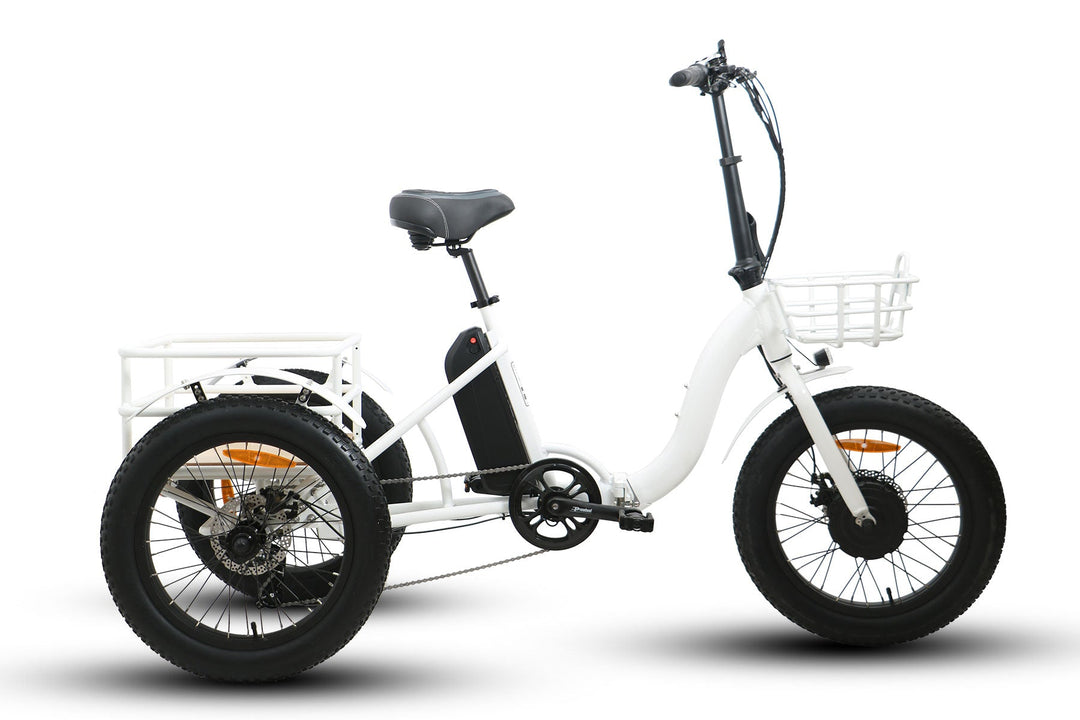 folding electric trike bicycle NEW-TRIKE Teal