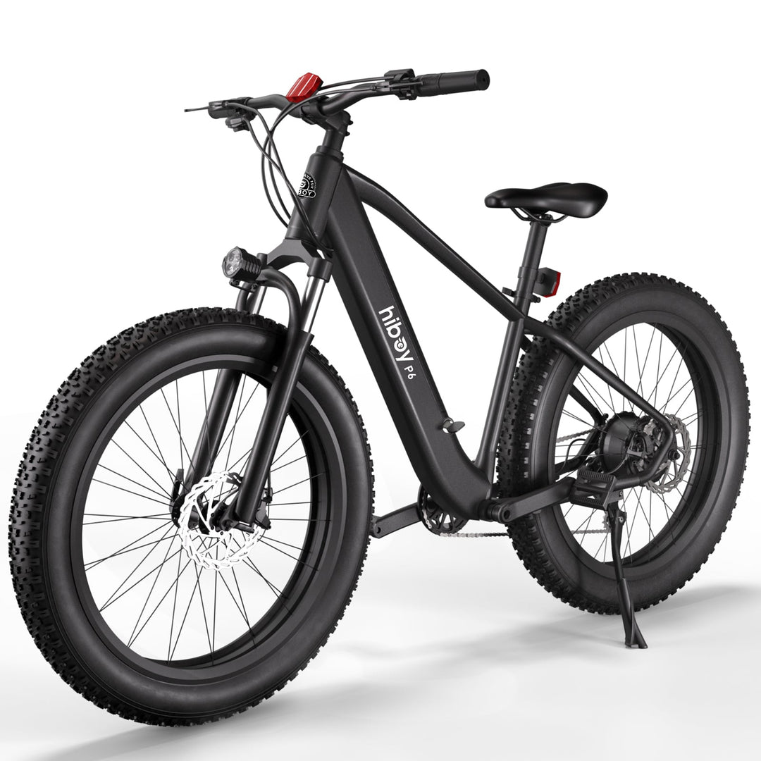 Hiboy P6 Fat Tire Electric Bike Black Hiboy P6 Fat Tire Electric Bike Black