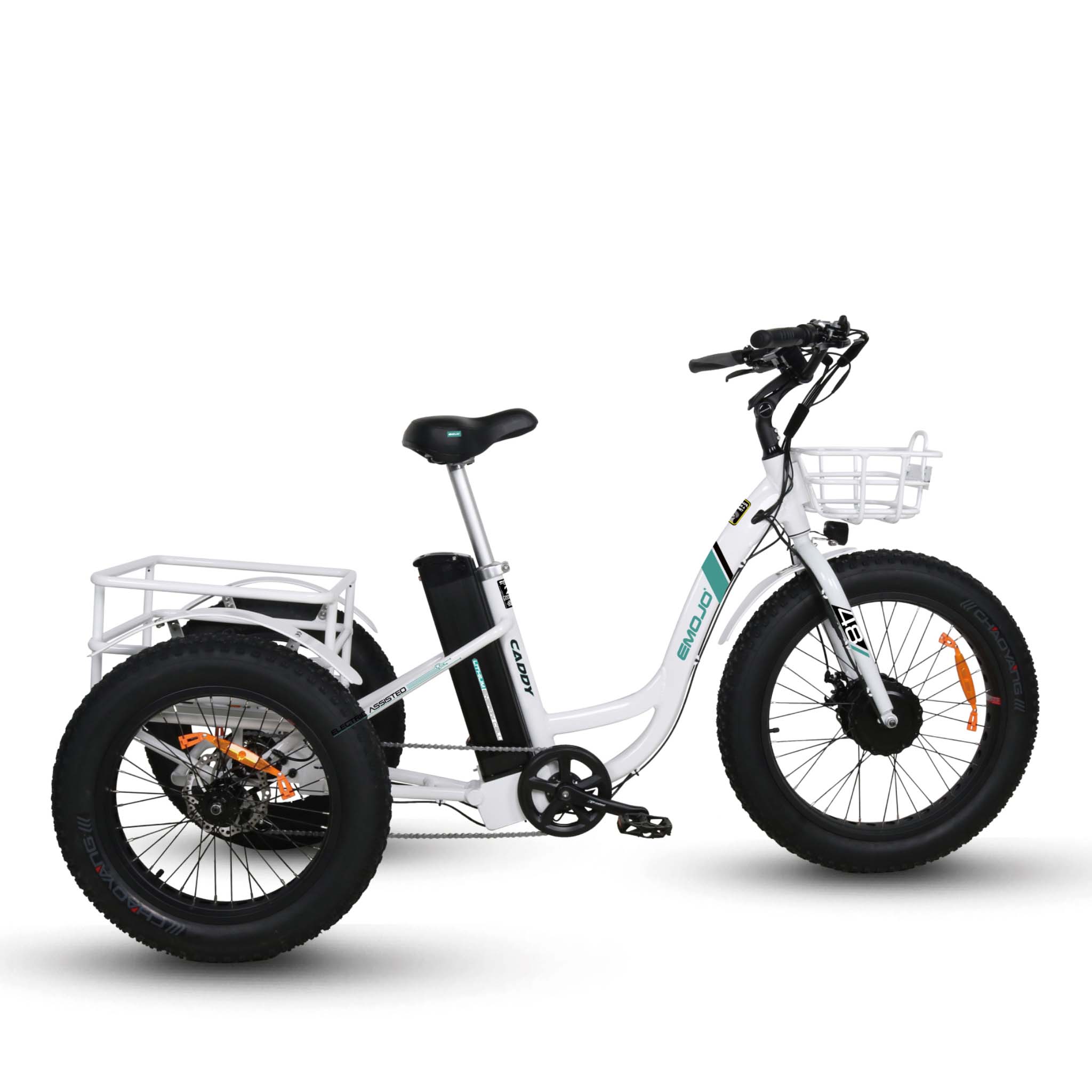 Emojo Caddy 48V 15.6Ah 500W Electric Trike Electric Ride Co