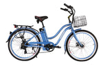 X-Treme Malibu Elite Max 36V/10Ah 350W Step-Thru Beach Cruiser Electric Bike