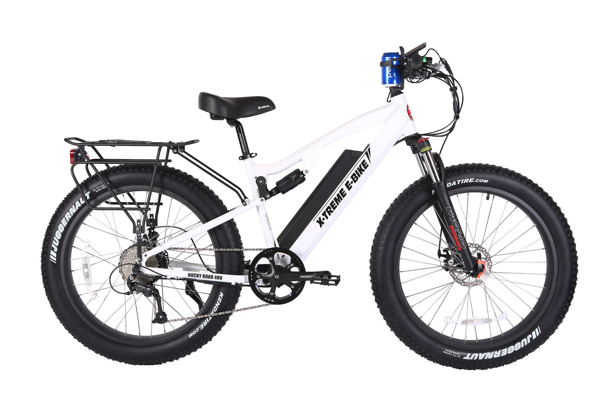 X Treme Rocky Road 48V 10.4Ah 500W Fat Tire Electric Mountain Bike Electric Ride Co